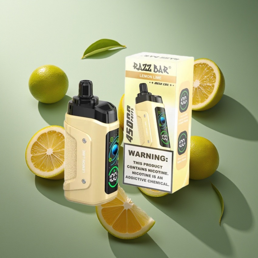 Razz Bar 45000 Puffs Eldobható E-cigaretta Citrom-Lime – Magyar Nagykereskedés