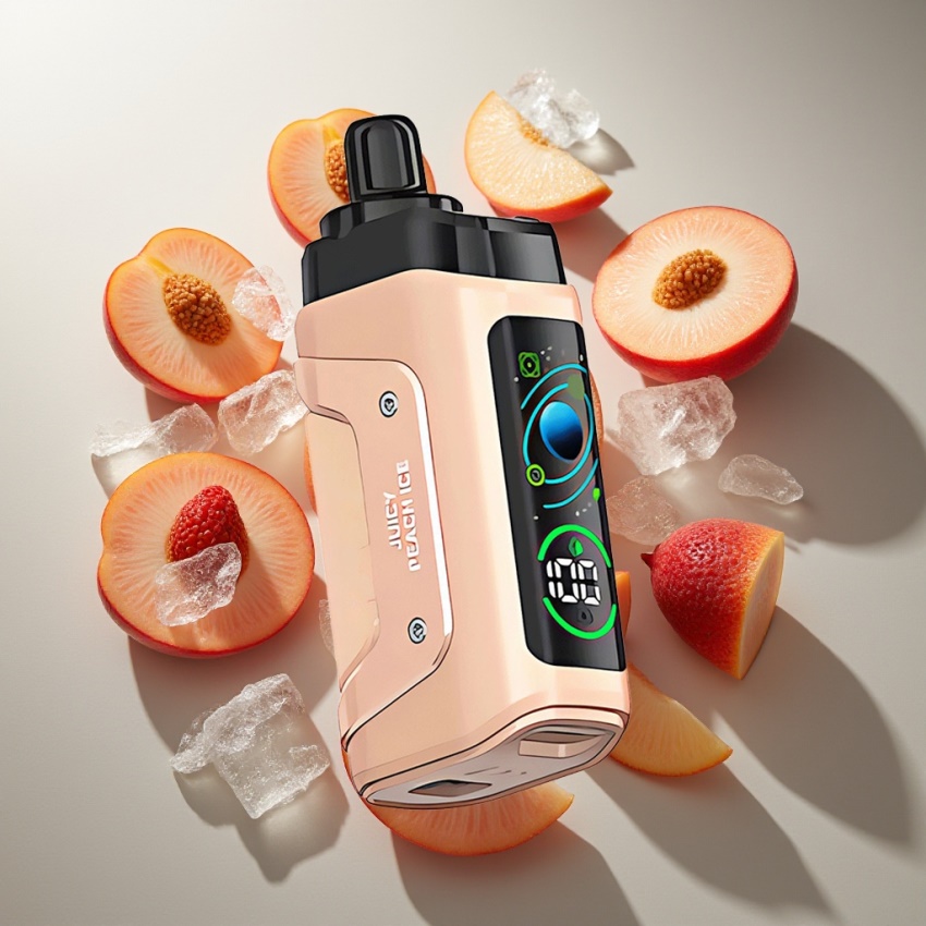 Razz Bar 45000 Puffs Eldobható E-cigaretta – Juicy Peach Ice (magyar nagykereskedés)