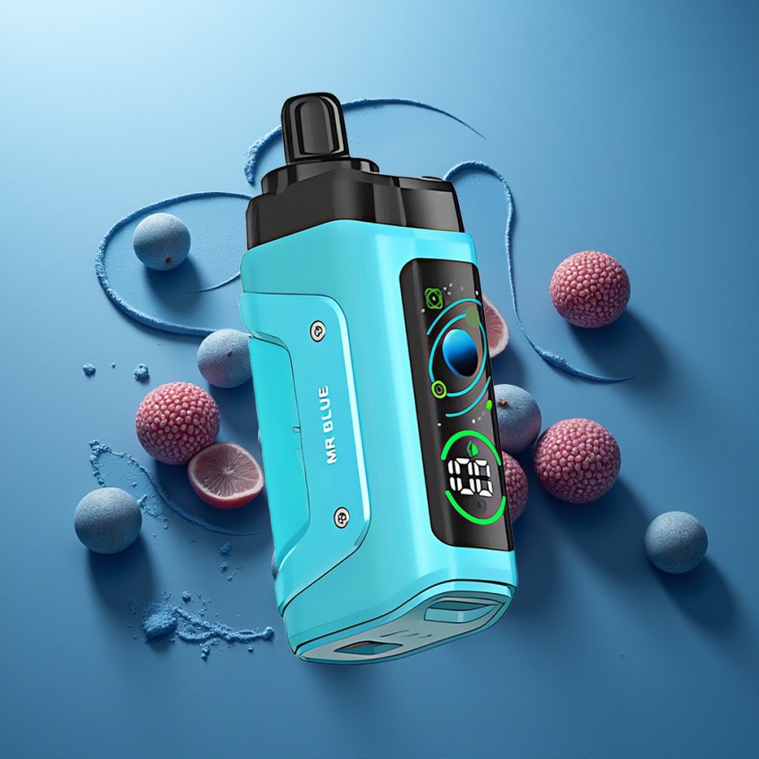 Razz Bar 45000 Puffs Eldobható E-cigaretta – Kék (Mr Blue) magyar nagykereskedés