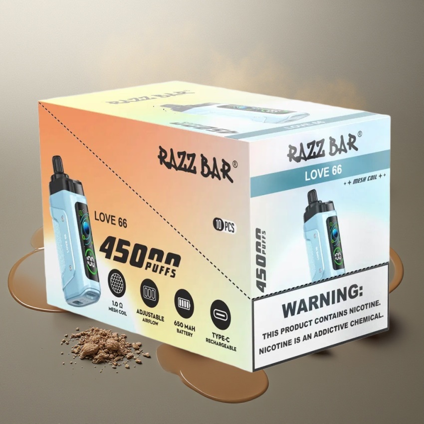 Razz Bar 45000 Puffs Eldobható E-cigaretta – Love 66 magyar nagykereskedés