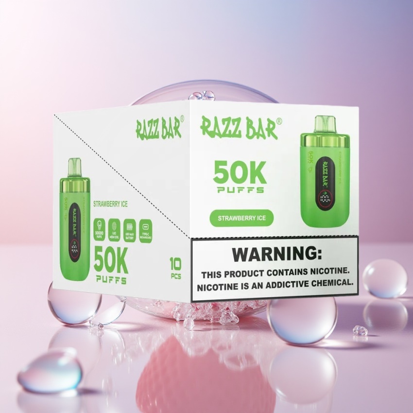 Razz Bar 50K Puff Type-C Magyar Nagykereskedés Eper jég