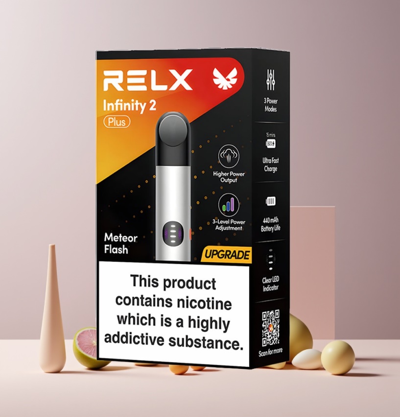 RELX Infinity 2 Plus 600 löket magyar nagykereskedés Meteor Villám (10W)