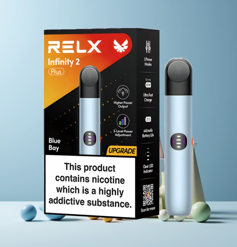 RELX Infinity 2 Plus 600 puffs magyar nagykereskedés Kék-öböl 10W