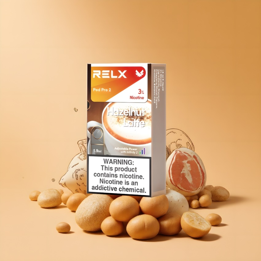 Relx Pod Pro 2 600 Puffs 1.9ml Mogyorós Latte magyar nagykereskedés