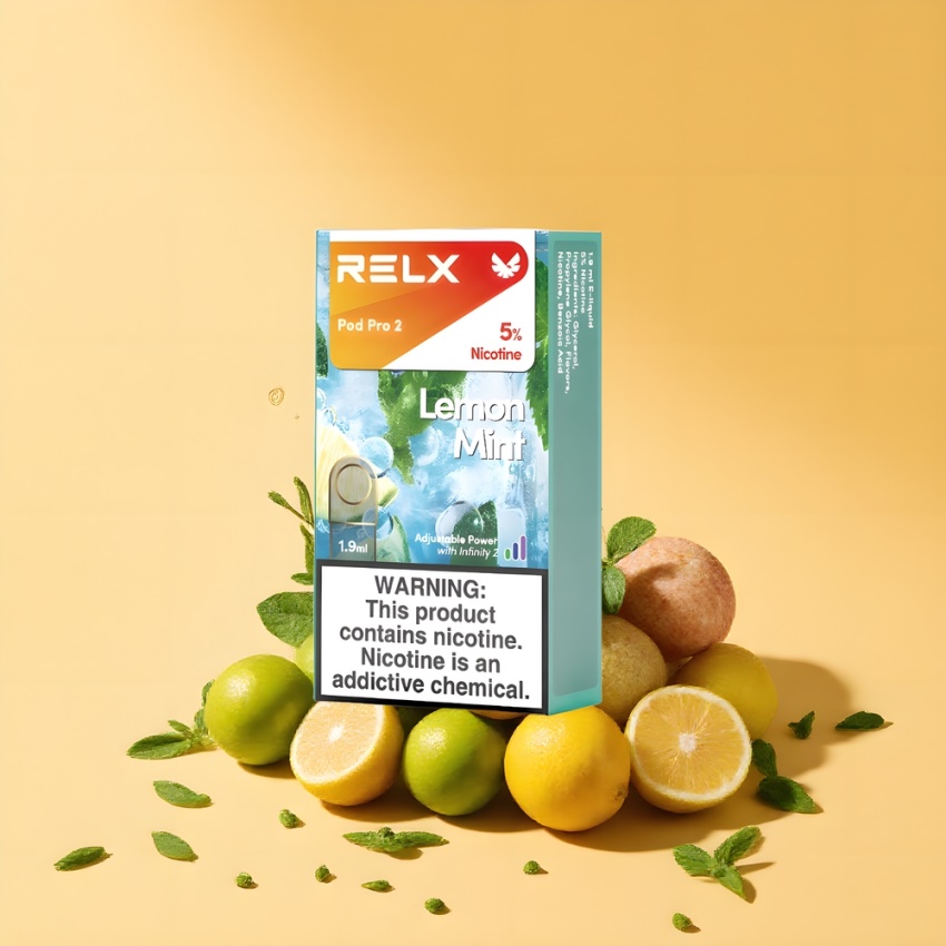 Relx Pod Pro 2 Magyar Nagykereskedés 600 Puffs Citrom Borsmenta 3 Mód