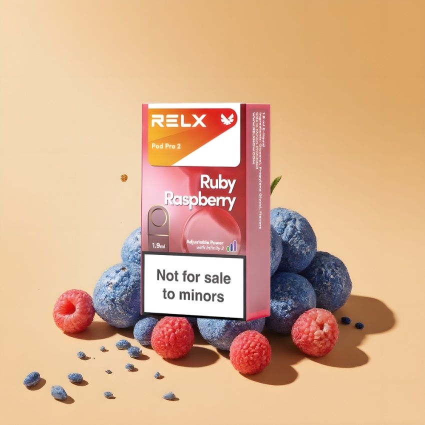 Relx Pod Pro 2 magyar nagykereskedés Kék Málna 600 Puffs 1.9ml Boost Mode