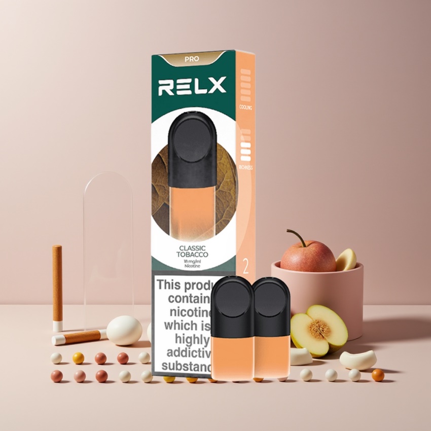 RELX Pod Pro Magyar Nagykereskedés Klasszikus Dohány 1.8% Nikotin Smooth