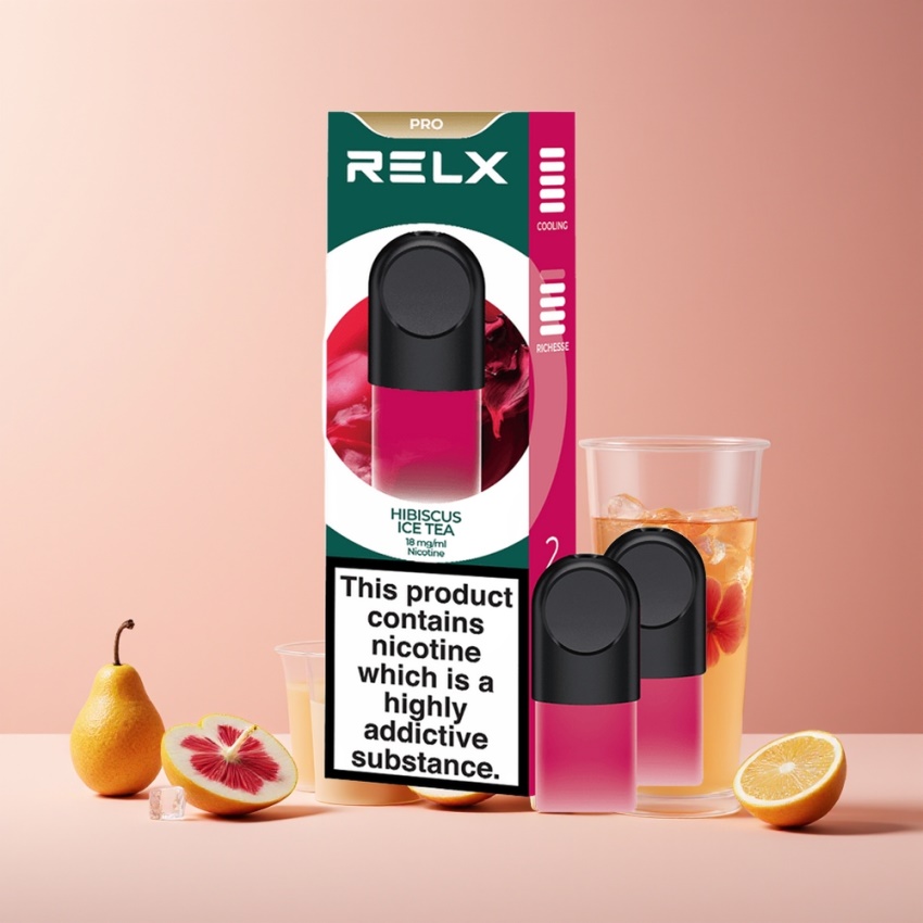 RELX Pod Pro Vape Tej-Hibiszkusz Jégtea magyar nagykereskedés 1.8% nikotin