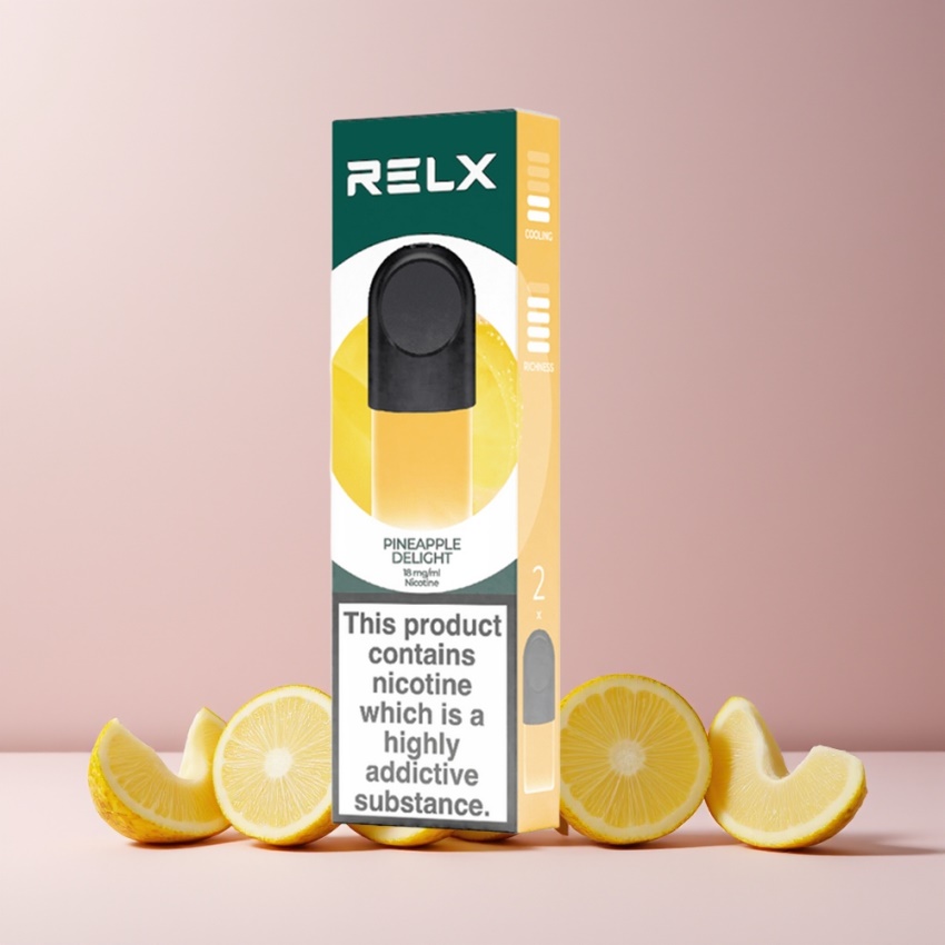 RELX Pod Pro Vape magyar nagykereskedés Ananász Gyönyör – Super Smooth