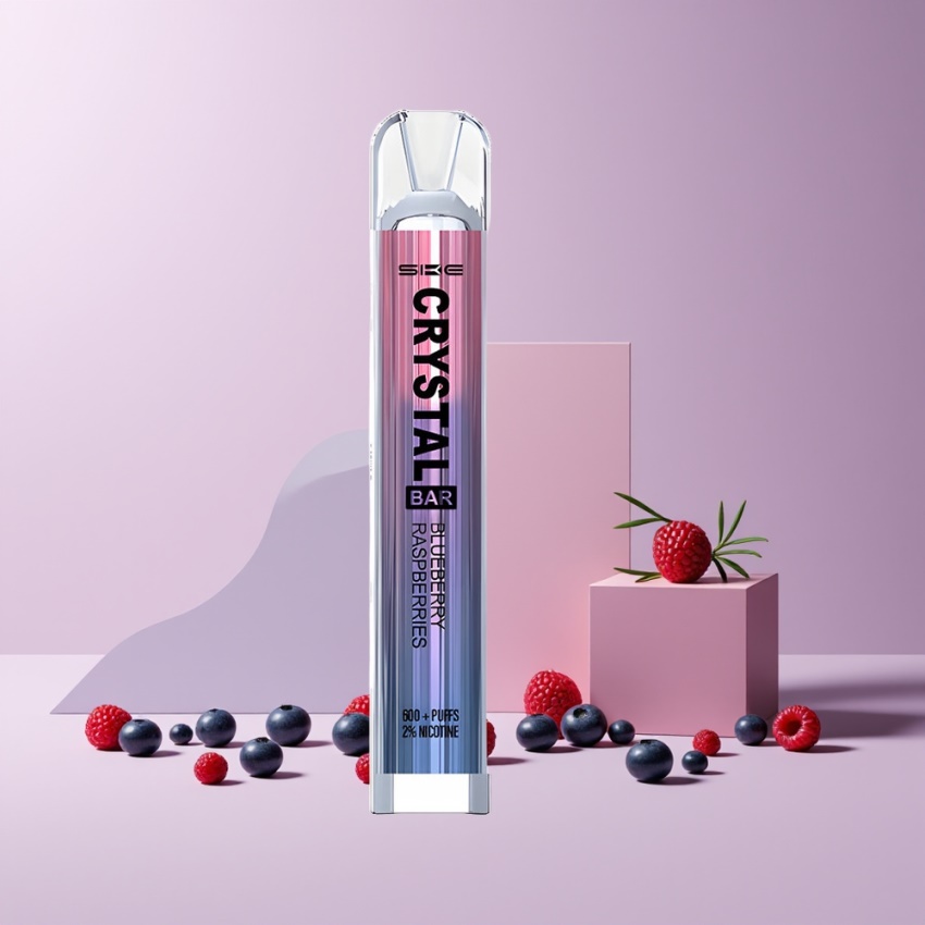 SKE Crystal BAR 600 2% nikotin, kékáfonya-málna, magyar nagykereskedés