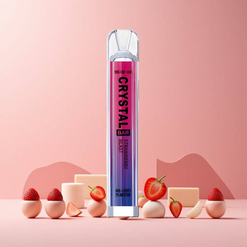 SKE Crystal BAR 600 magyar nagykereskedés Eper Robbanás Mesh Coil 2ml