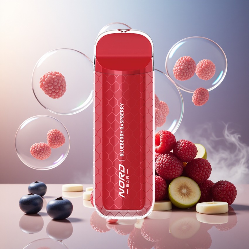 SMOK NORD BAR 4000 Puff Egyszerhasználatos Vape Áfonya Málna 8.5ml magyar nagykereskedés