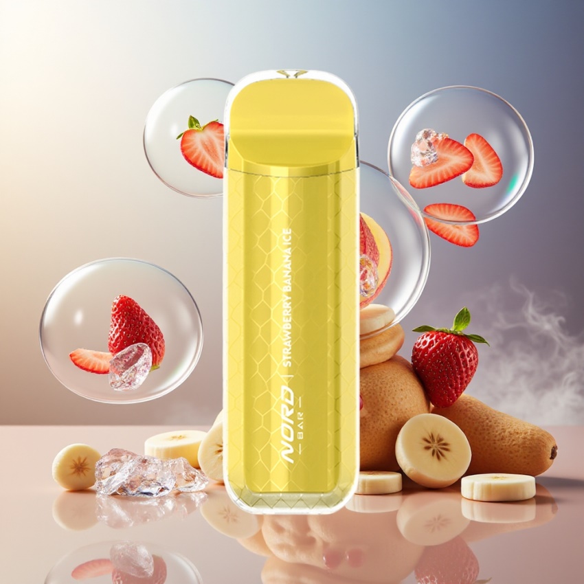 SMOK NORD BAR 4000 Puffs 8.5ml Eper Banán Jég magyar nagykereskedés