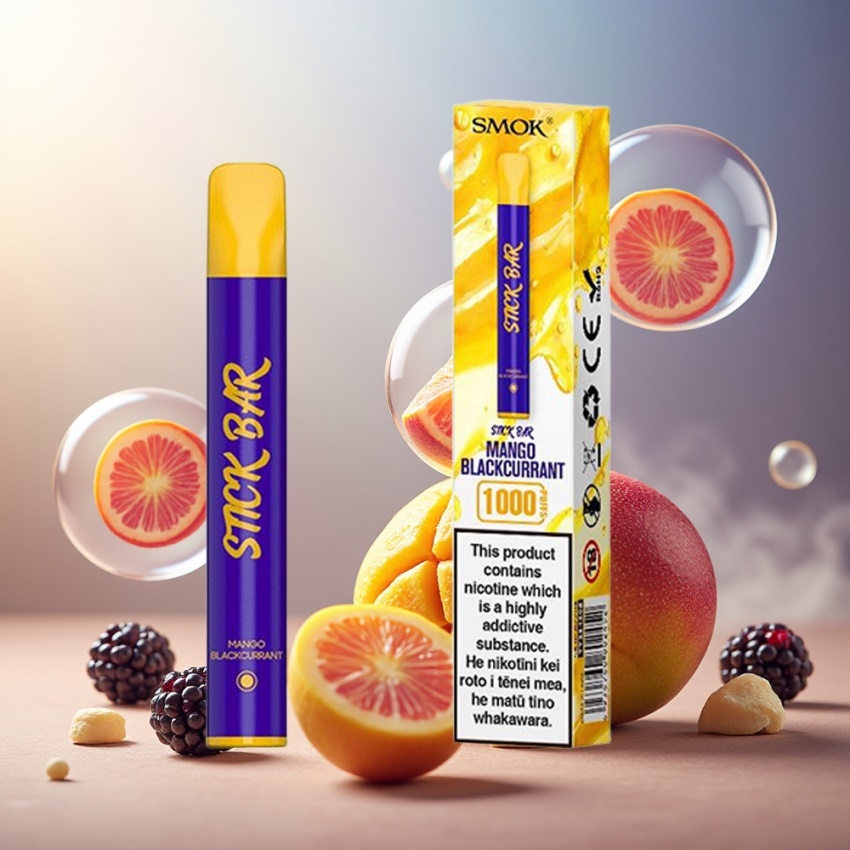SMOK Stick Bar 1000 Puffs Elszívható magyar nagykereskedés Mango Ribizli 550mAh