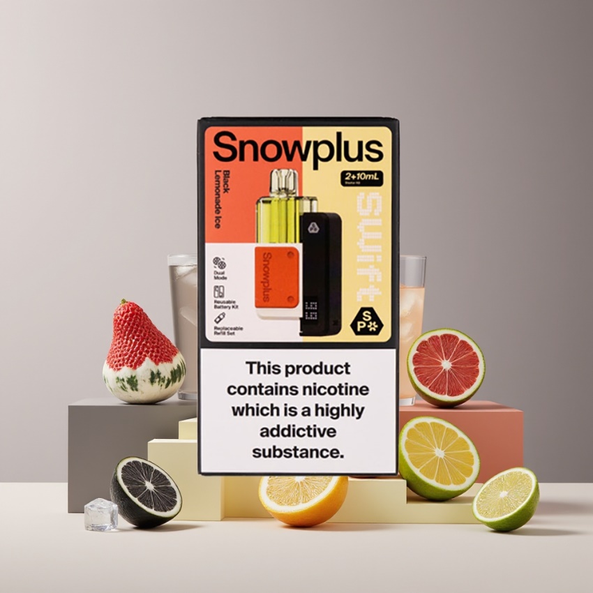 Snowplus Swift 5000 Puffs 1000mAh Fekete Limonádé Jég magyar nagykereskedés