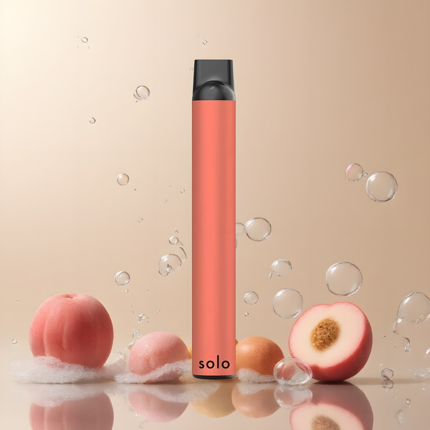 Solo 1000 Puffs Egyszerhasználatos Vape Őszibarack-Menta Mesh magyar nagykereskedés (75 karakter)