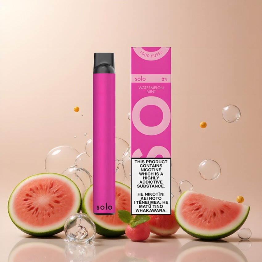 Solo 1000 Puffs Mesh Disposable Vape Görögdinnye Menta – magyar nagykereskedés