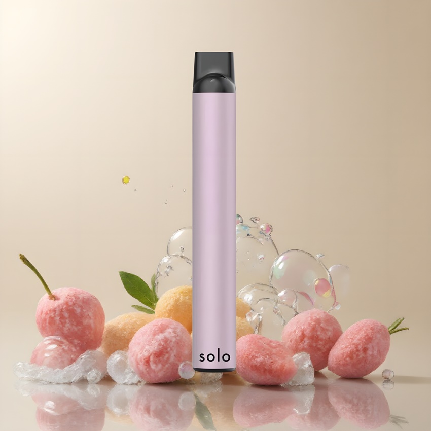 Solo 1000 Puffs Mesh Disposable Vape Lychee Menta – magyar nagykereskedés