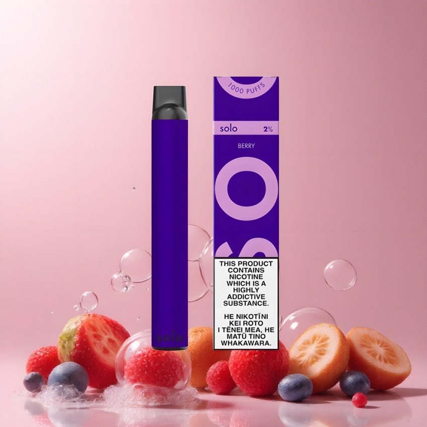Solo 1000 Puffs Mesh Disposable Vape Magyar Nagykereskedés Bogyós