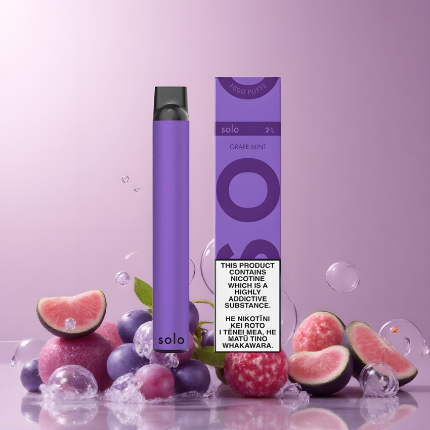 Solo 1000 Puffs Mesh Egyszerhasználatos Vape Sörétes Menta magyar nagykereskedés