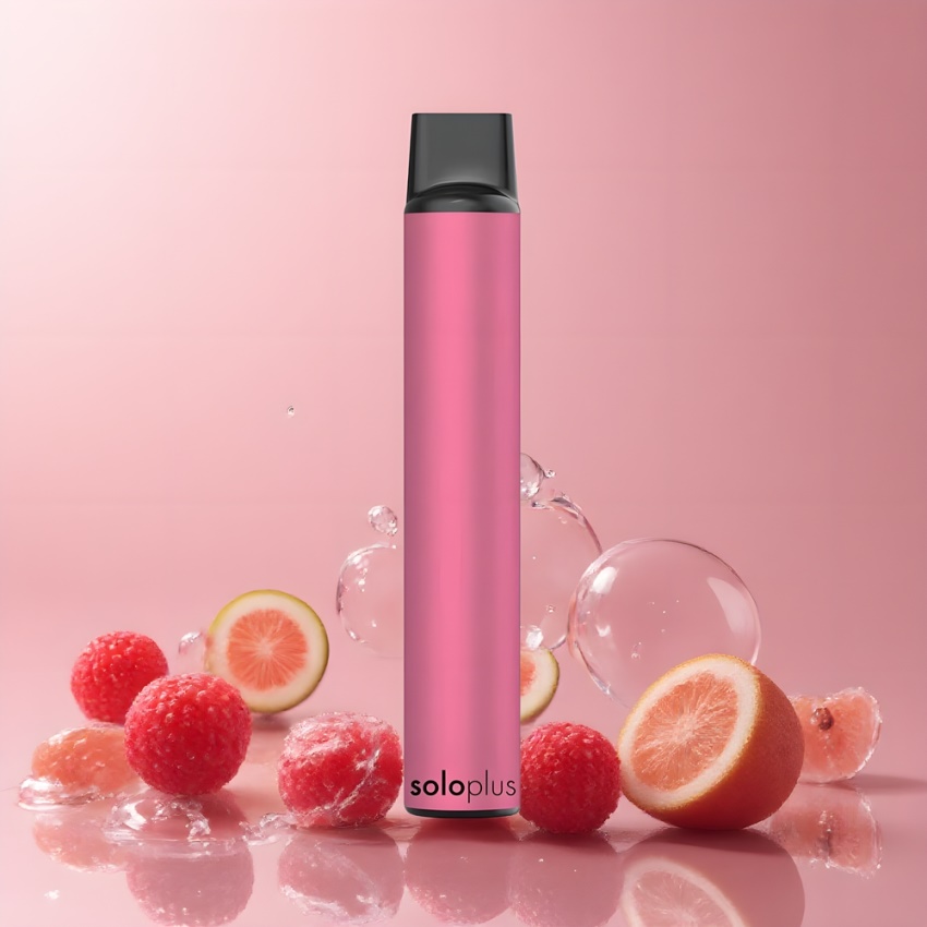 Solo Plus 2800 Puffs (6.5ml) Eldobható Vape Savanyú Málna magyar nagykereskedés