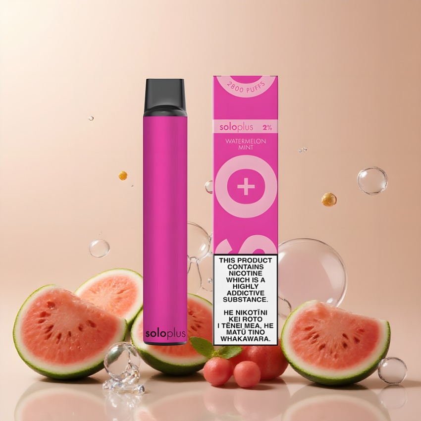 Solo Plus 2800 Puffs Mesh Coil Disposable Vape Görögdinnye Menta magyar nagykereskedés