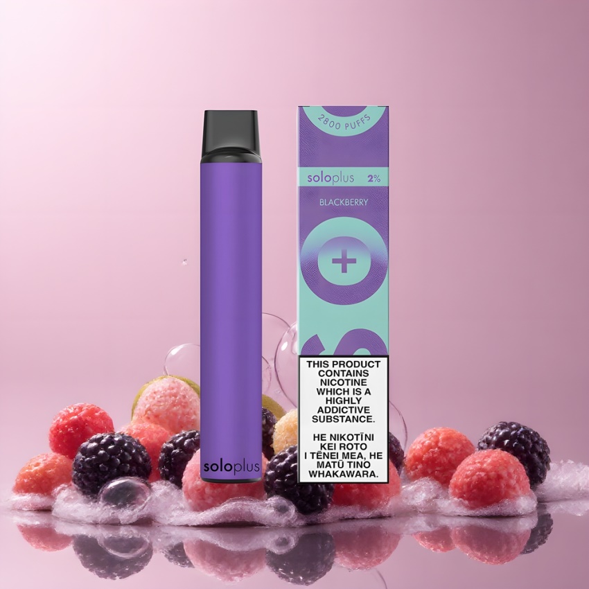 Solo Plus 2800 Puffs Mesh Coil Egyszerhasználatos Vape Feketereszt magyar nagykereskedés