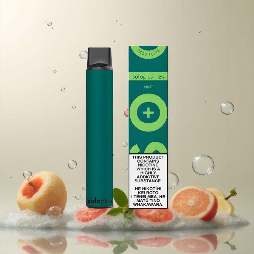 Solo Plus 2800 Puffs Mesh Coil magyar nagykereskedés Mentás Eldobható Vape