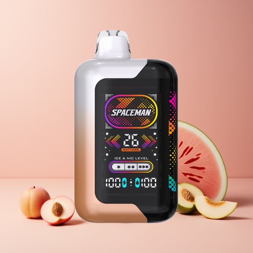 SPACEMAN SP40000 Eldobható E-pipa Juicy Peach Görögdinnye 1000mAh magyar nagykereskedés