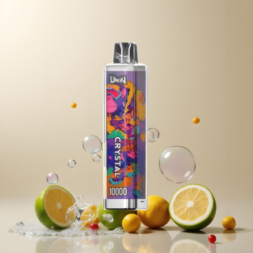 Uwin Crystal 10000 Puffs RGB Citrom-Lime magyar nagykereskedés