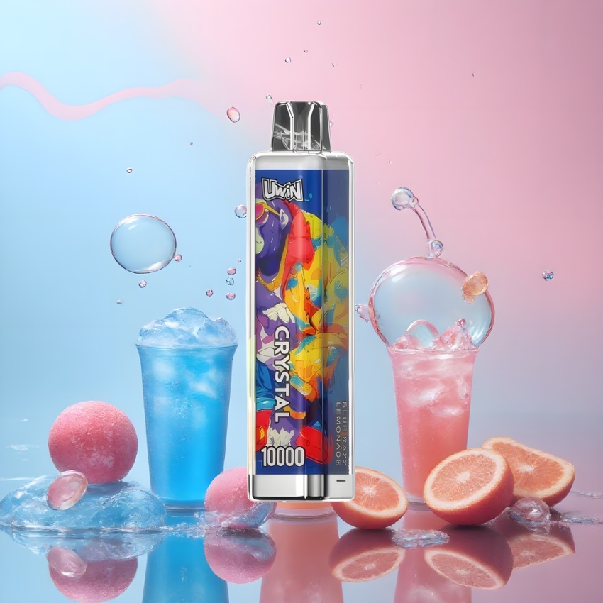 Uwin Crystal 10000 Puffs RGB Kék Málna Limonád magyar nagykereskedés