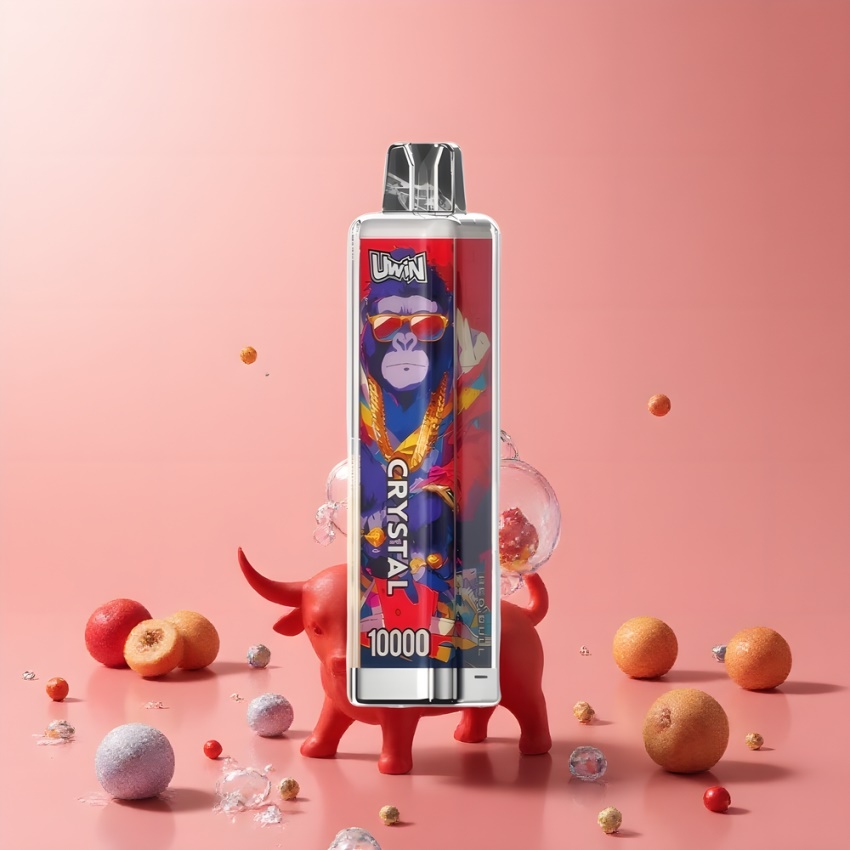 Uwin Crystal 10000 Puffs RGB Magyar Nagykereskedés Vörös Bika