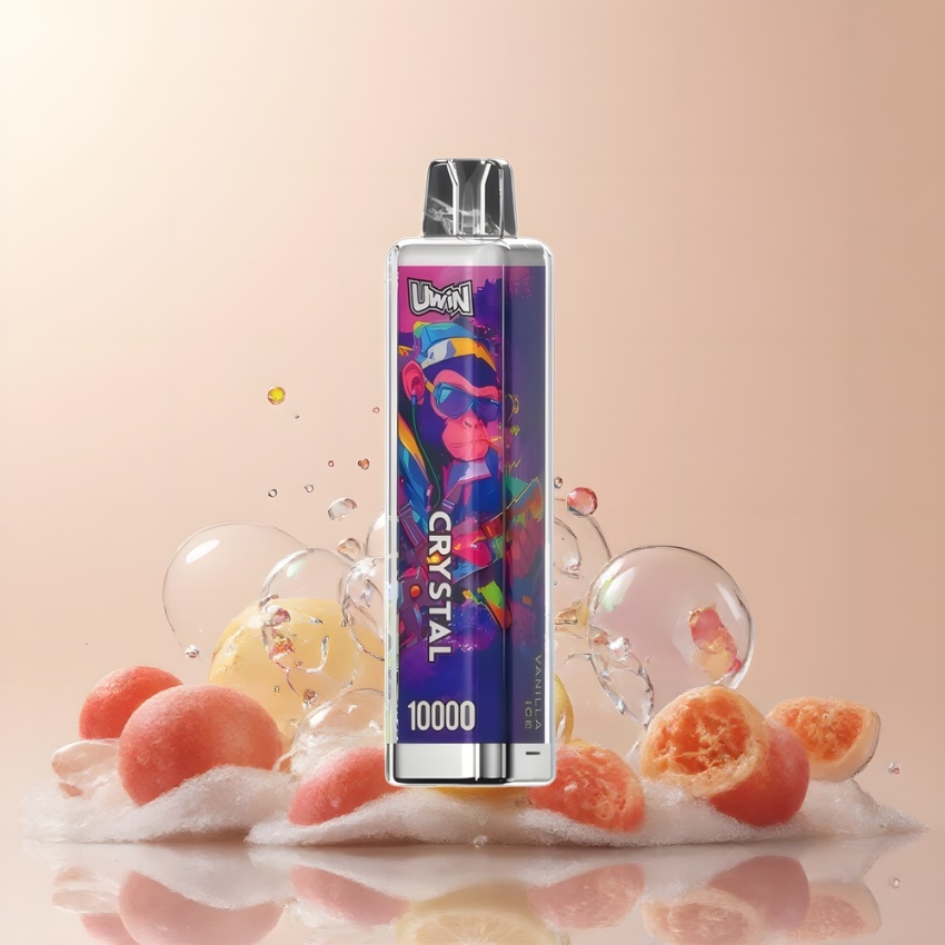 Uwin Crystal 10000 Puffs RGB Vanília Jég magyar nagykereskedés