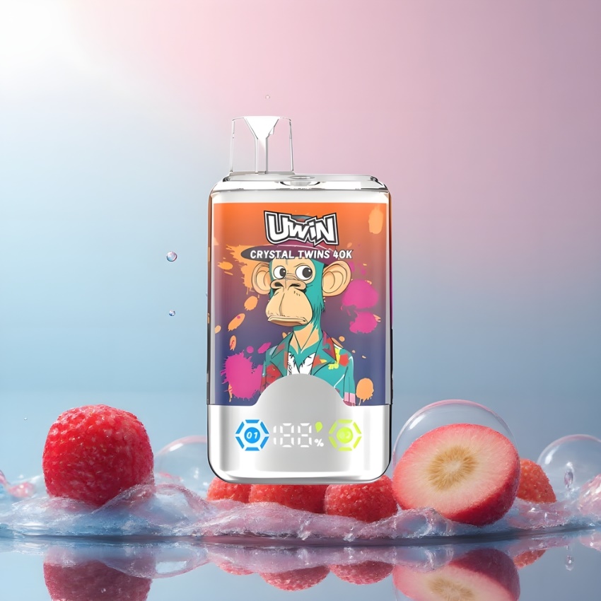 Uwin Crystal Twins 40000 Puffs magyar nagykereskedés eper málna cseresznye kék