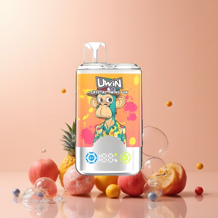 Uwin Crystal Twins 40000 Puffs magyar nagykereskedés Őszibarack-Mangó-Ananász Red Bull 32ml