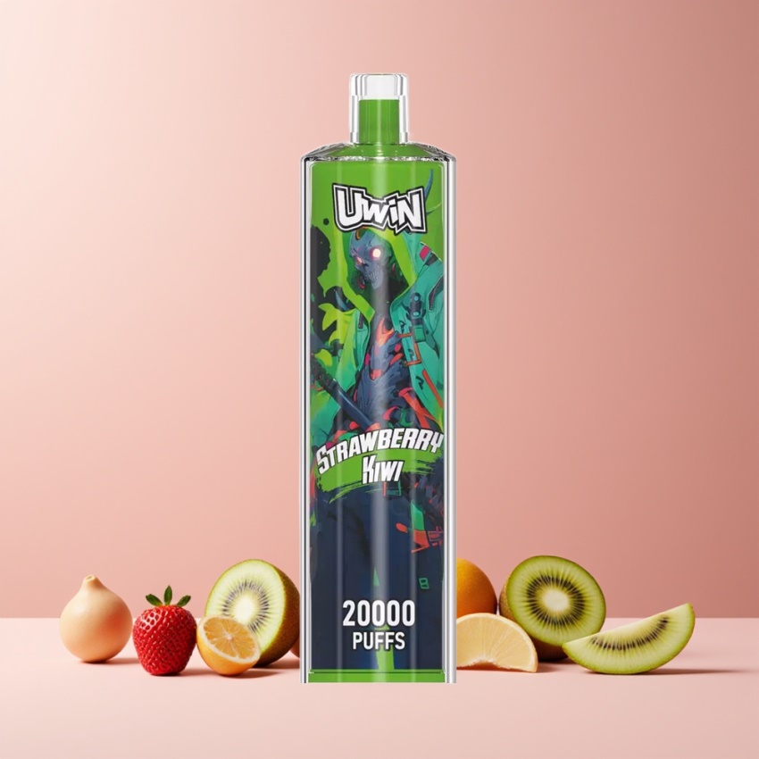Uwin Shisha Hookah Crystal 20000 Puffs Eper-Kivi magyar nagykereskedés Mesh Coil