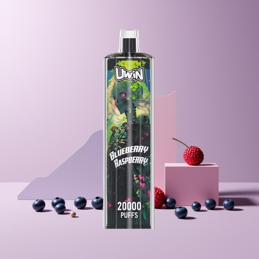 Uwin Shisha Hookah Crystal 20000 Puffs Kékáfonya Málna magyar nagykereskedés Mesh Coil
