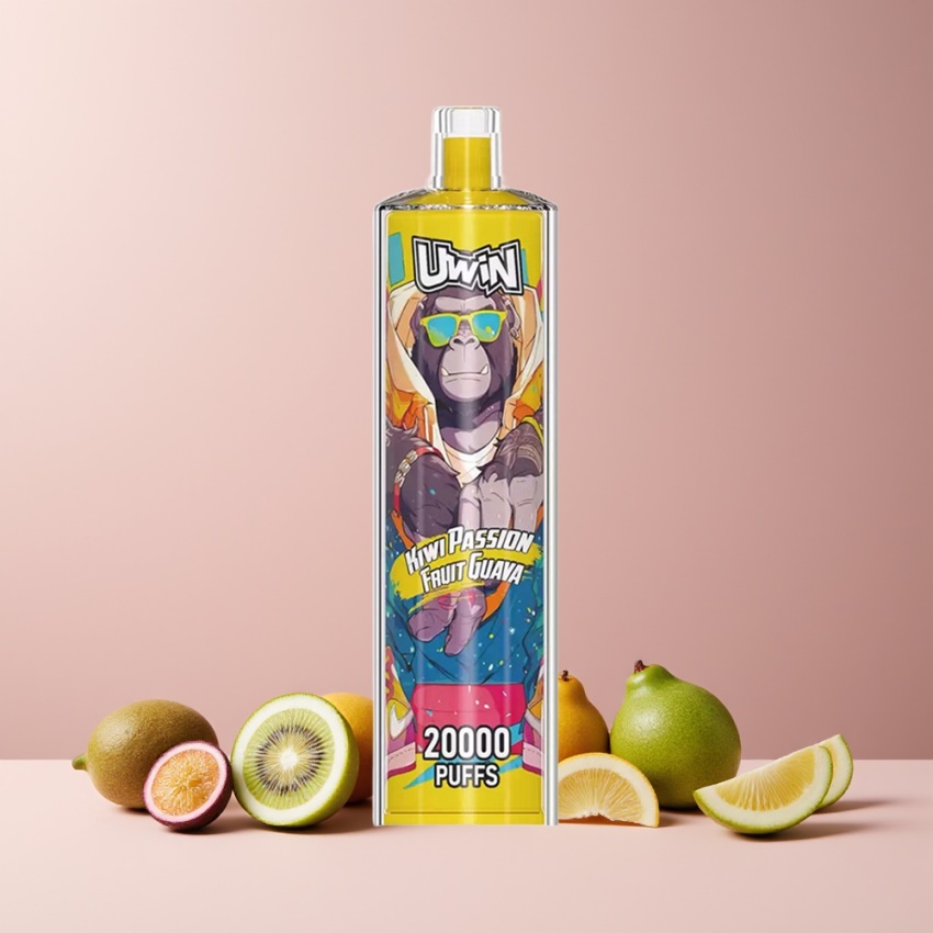 Uwin Shisha Hookah Crystal 20000 Puffs Kivi Sárgadinnye Guava Mesh Coil magyar nagykereskedés