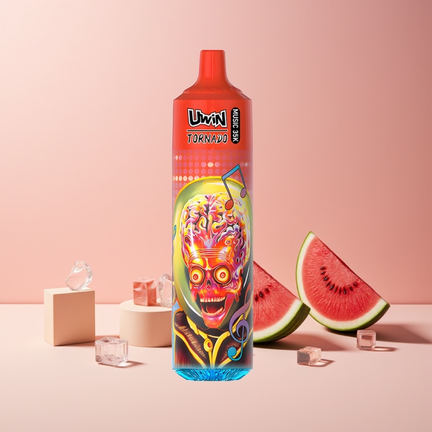 Uwin Tornado 35K Music Disposable Vape Görögdinnye Jég (Type-C) magyar nagykereskedés