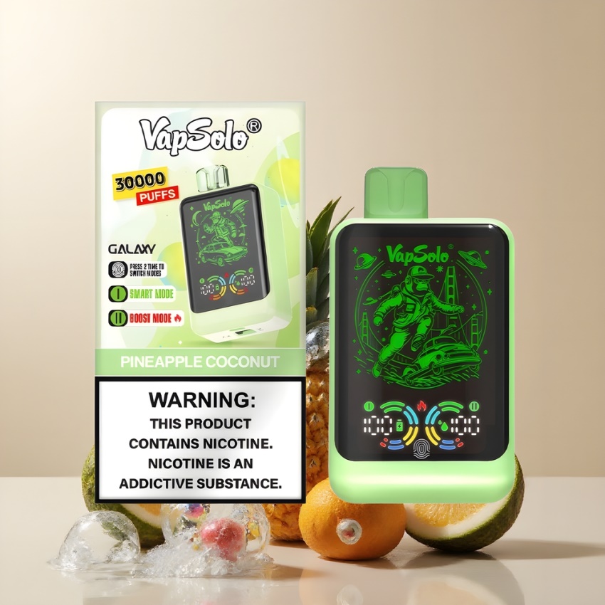 VapSolo GALAXY 30000 Puffs 850Mah magyar nagykereskedés Ananász-Kókusz