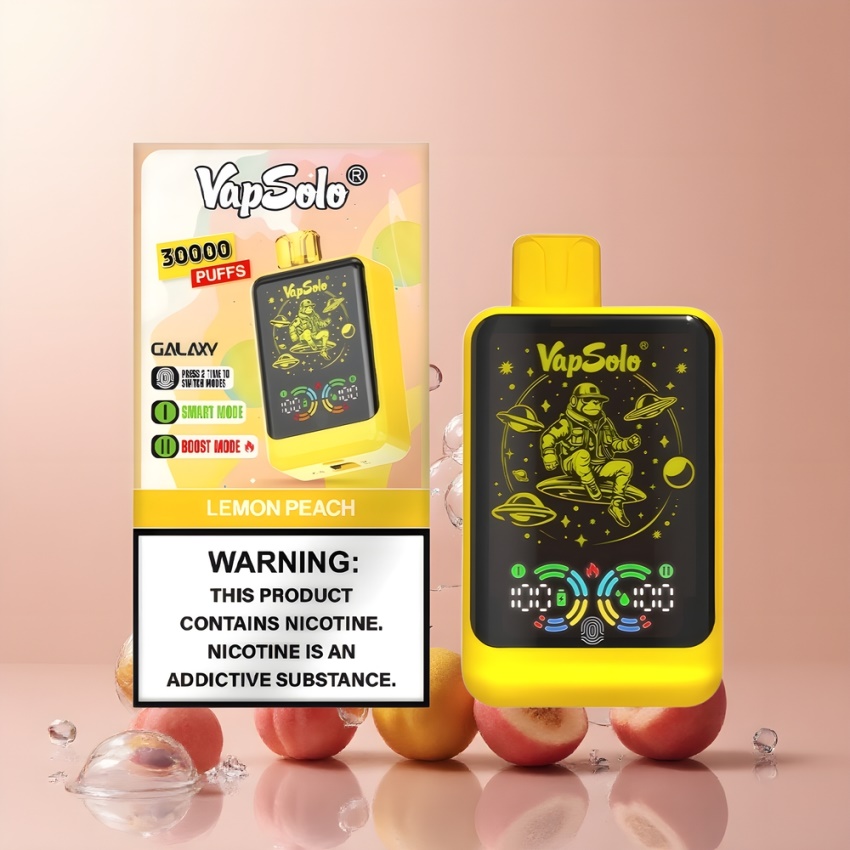VapSolo GALAXY 30000 Puffs 850mAh magyar nagykereskedés Citrom Őszibarack