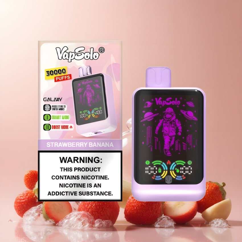 VapSolo GALAXY 30000 Puffs 850mAh magyar nagykereskedés Eper Banán