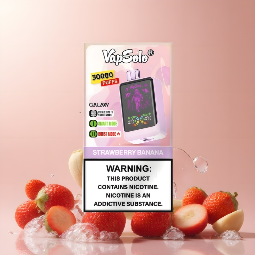 VapSolo GALAXY 30000 Puffs 850mAh magyar nagykereskedés Eper Banán