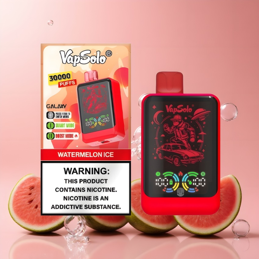 VapSolo GALAXY 30000 Puffs Disposable Vape Görögdinnye Jég (40ml magyar nagykereskedés)
