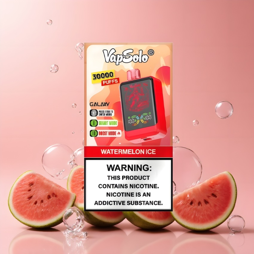 VapSolo GALAXY 30000 Puffs Disposable Vape Görögdinnye Jég (40ml magyar nagykereskedés)