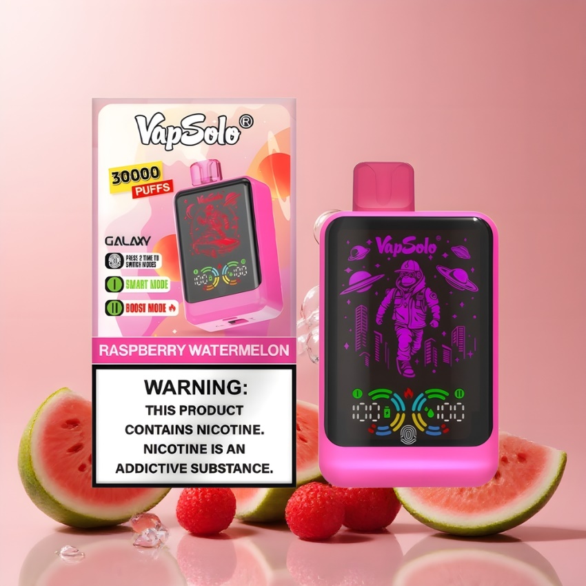 VapSolo GALAXY 30000 Puffs Magyar Nagykerskedés 850mAh Málna Görény Disposable