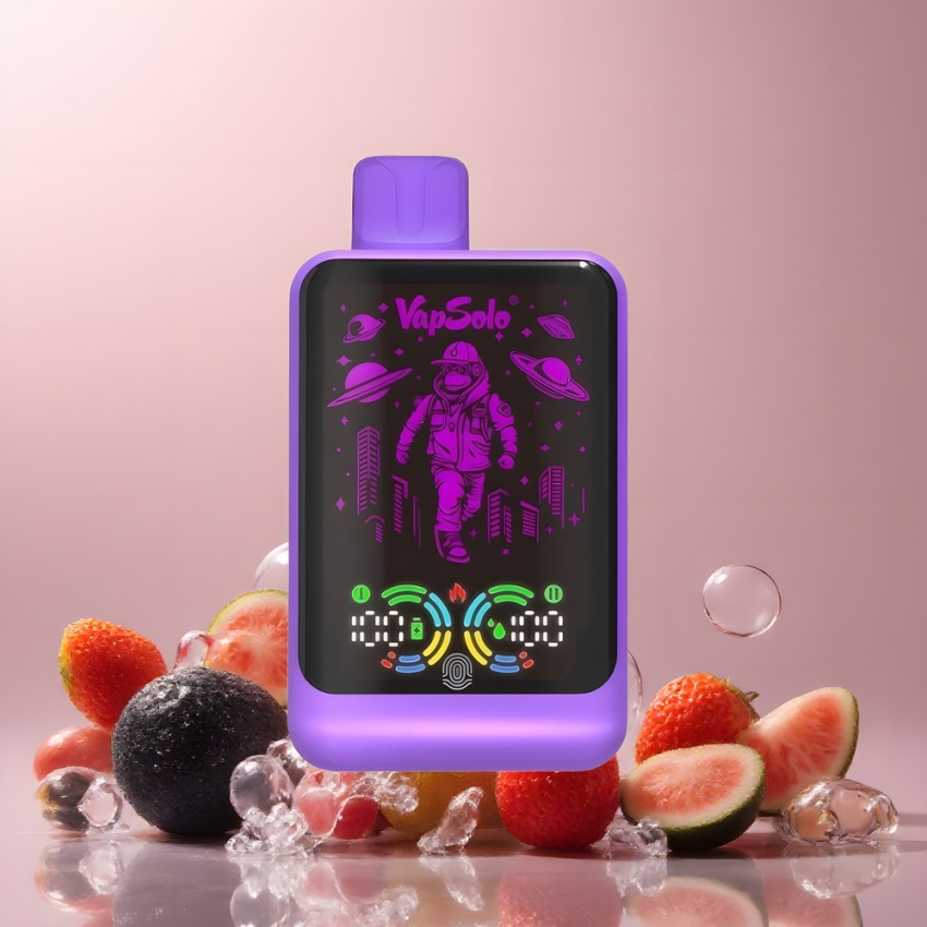 VapSolo GALAXY 30000 Puffs magyar nagykereskedés Fekete Jég Sárkánygyümölcs Eper 850mAh