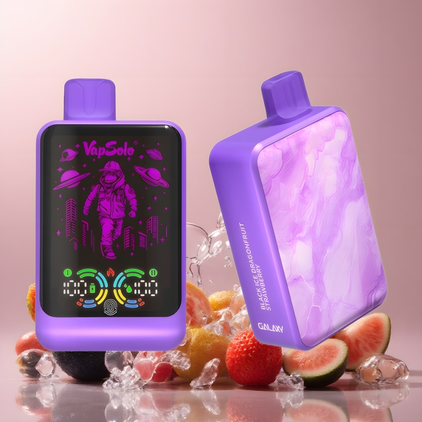 VapSolo GALAXY 30000 Puffs magyar nagykereskedés Fekete Jég Sárkánygyümölcs Eper 850mAh