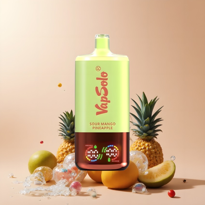 VapSolo Tripe 30000 Puffs 40ml magyar nagykereskedés Savanyú Manga-Ananász