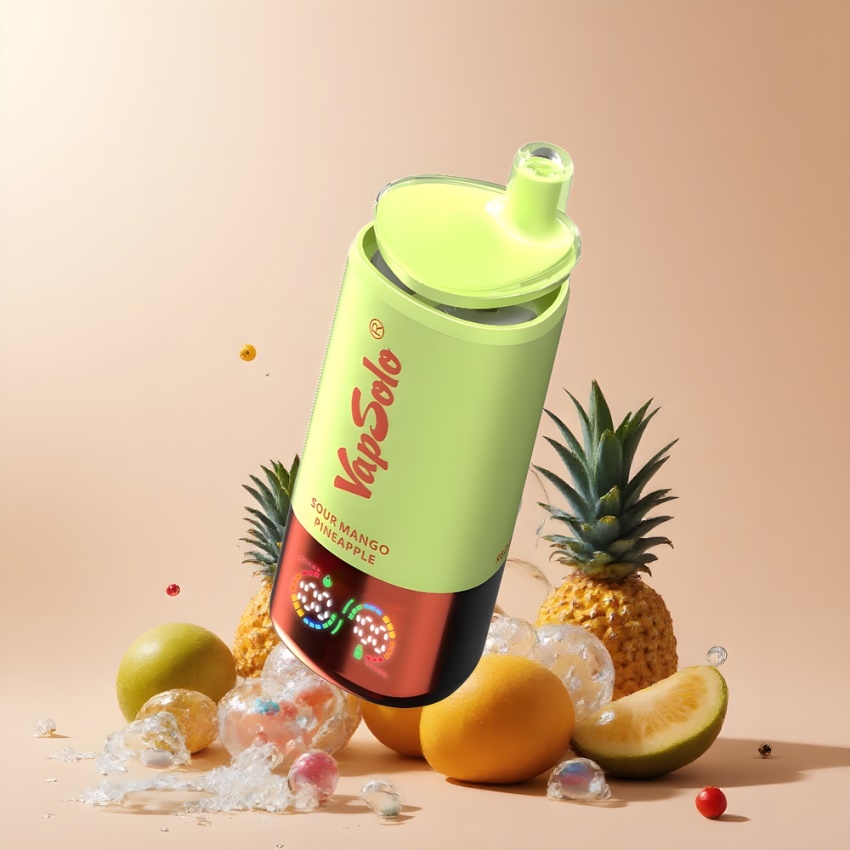 VapSolo Tripe 30000 Puffs 40ml magyar nagykereskedés Savanyú Manga-Ananász